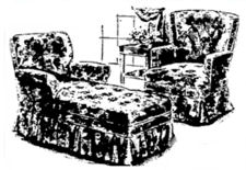 set of furniture from the 1940's